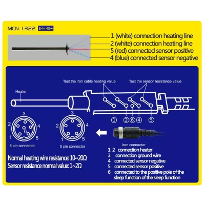 المنت فلزی دسته هویه مکانیک مدل MECHANIC MCN-1322 45W